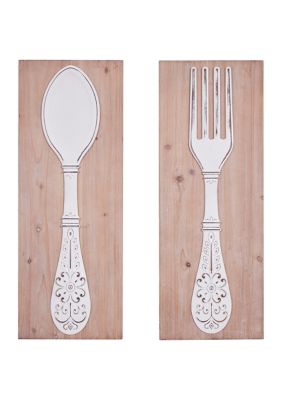 Monroe Lane Farmhouse Wooden Wall Decor - Set of 2 | Belk