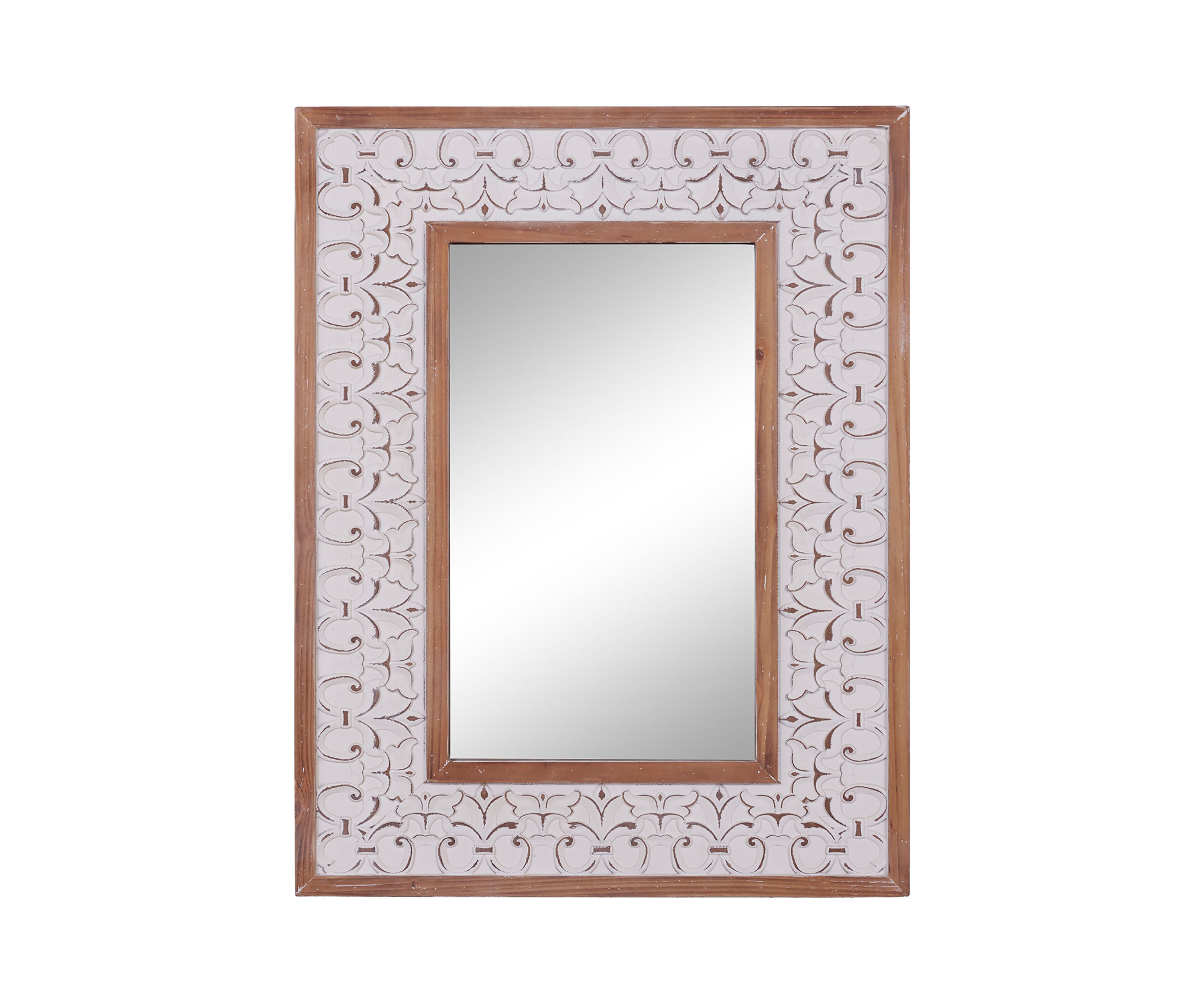 Wood Farmhouse Wall Mirror