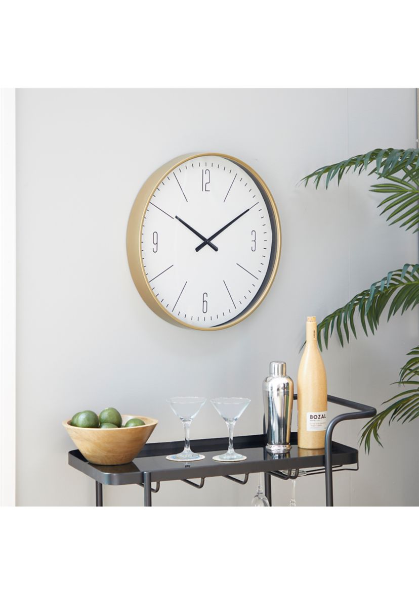Contemporary Glass Wall Clock