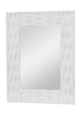 Contemporary Wooden Wall Mirror