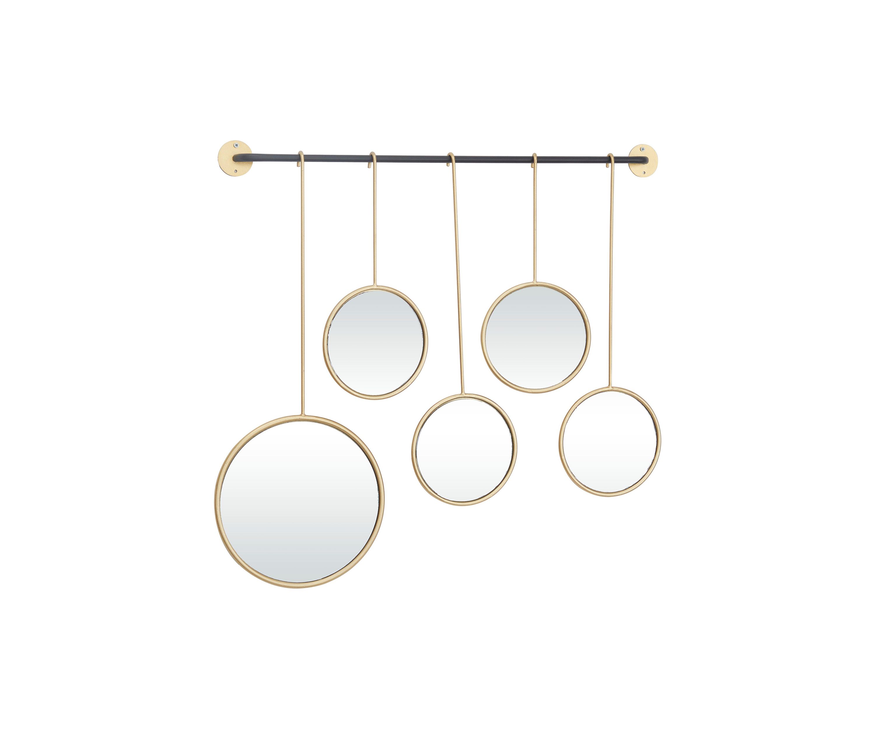 Contemporary Metal Wall Mirror