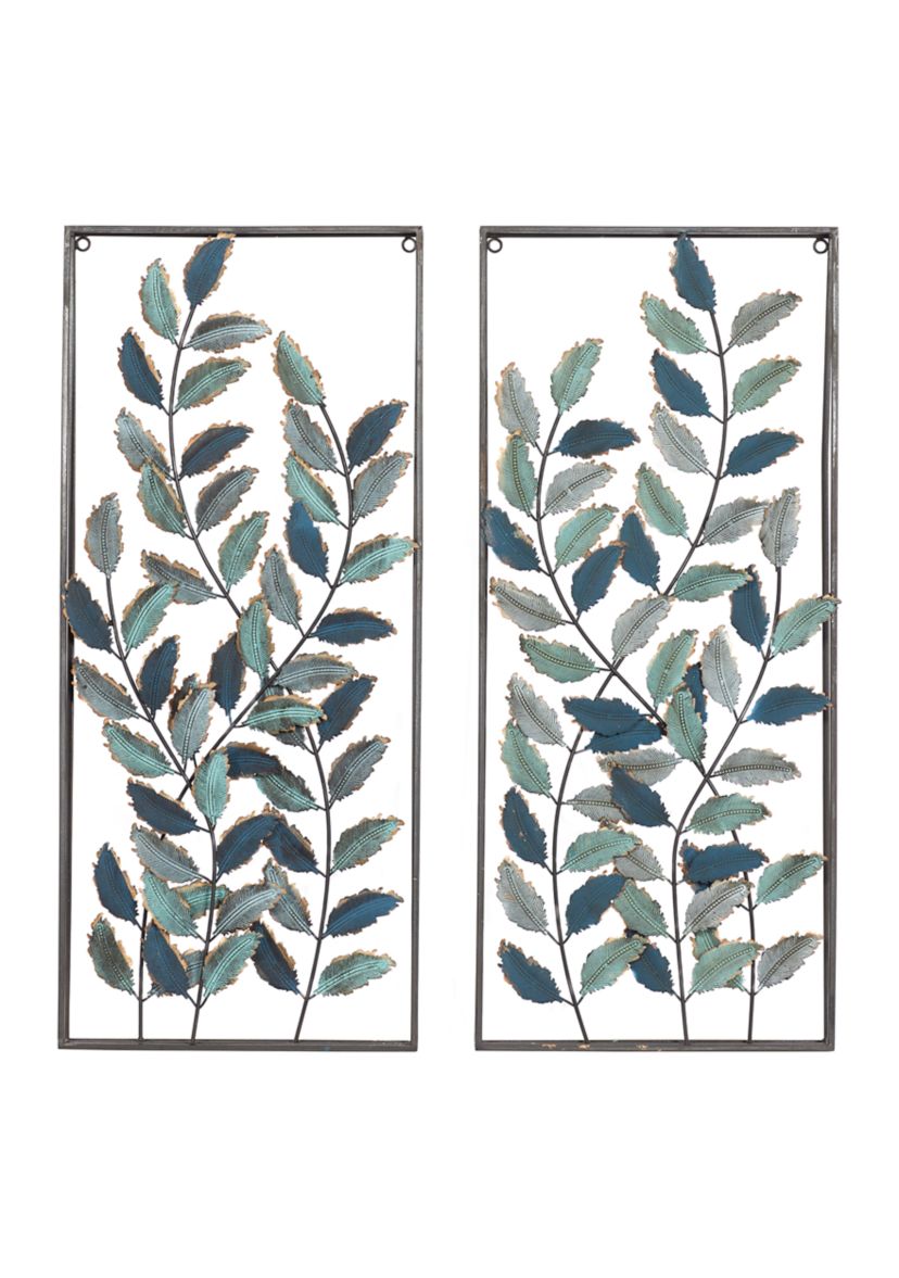 Traditional Metal Wall Decor - Set of 2