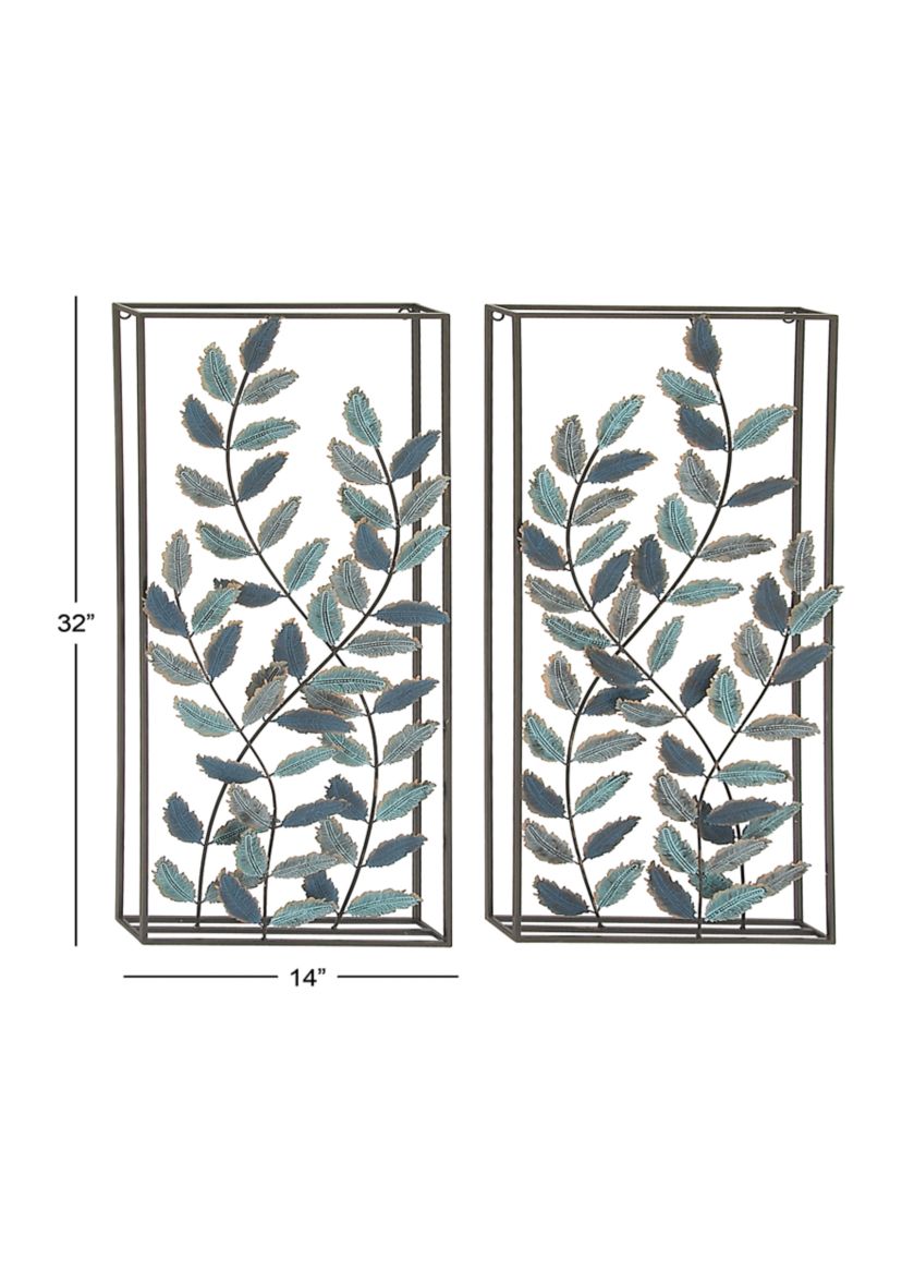 Traditional Metal Wall Decor - Set of 2