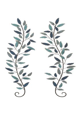 Monroe Lane Traditional Metal Wall Decor - Set of 2