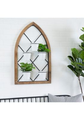 Traditional Wood Wall Planter