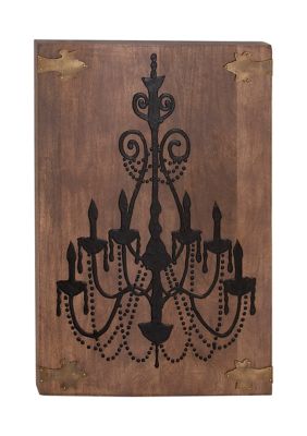 Monroe Lane Mango Wood Vintage Wall Décor, Brown