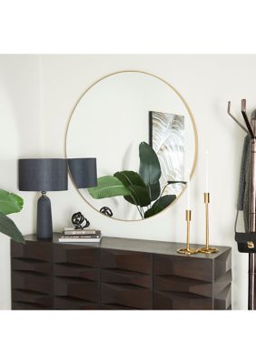 Contemporary Wooden Wall Mirror