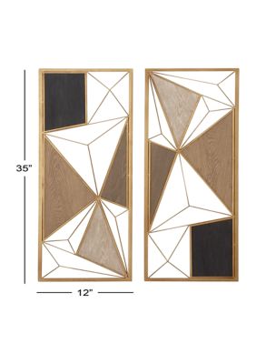 Modern Metal Wall Decor - Set of 2