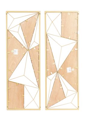 Modern Metal Wall Decor - Set of 2