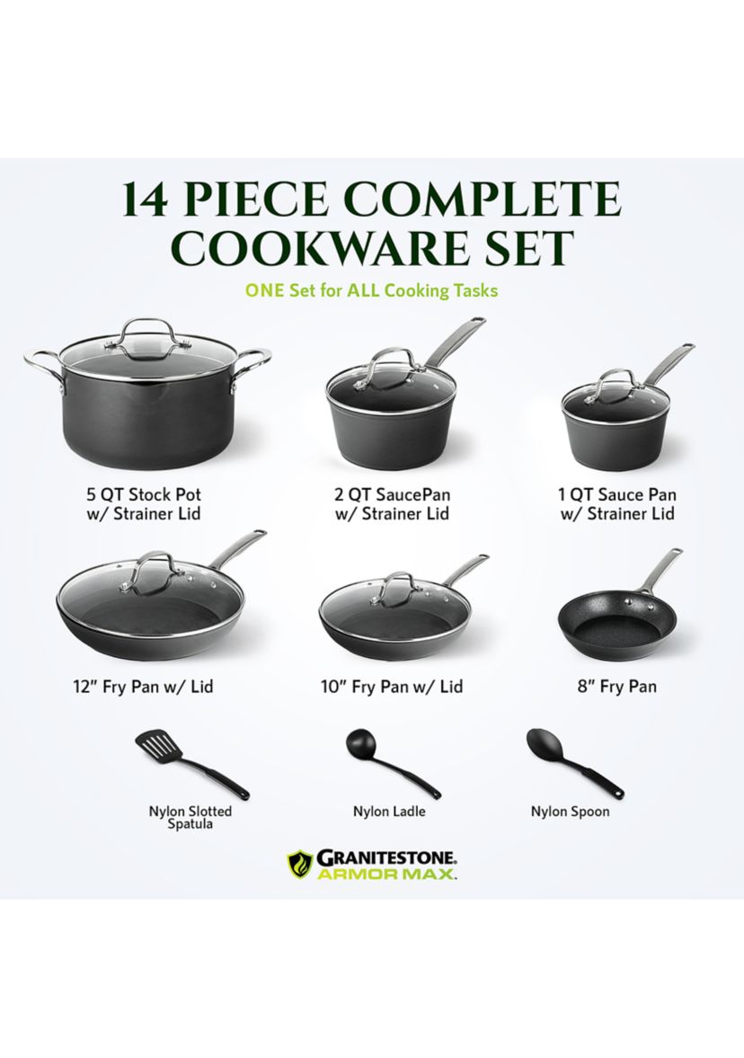 Armor Max 14 Piece Cookware Set