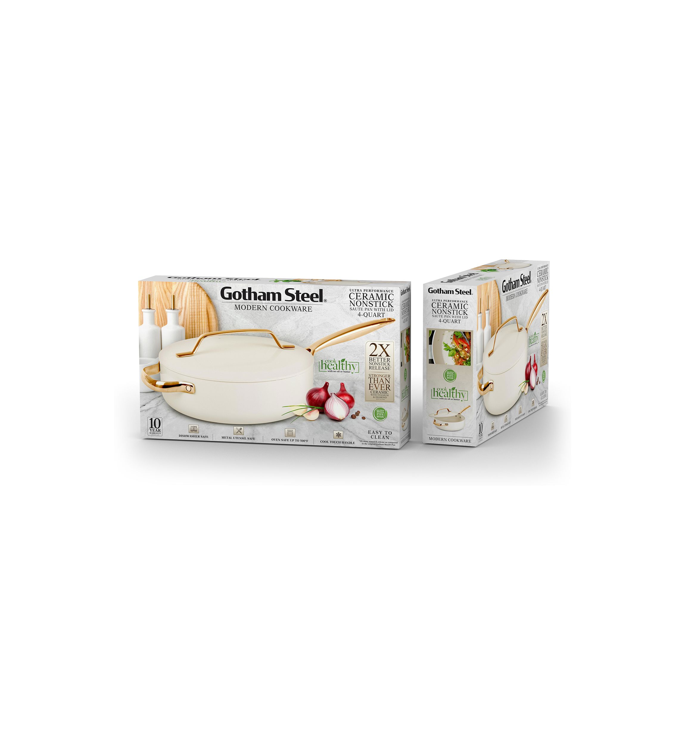 Modern Kitchen Deep Sauté Pan with Lid