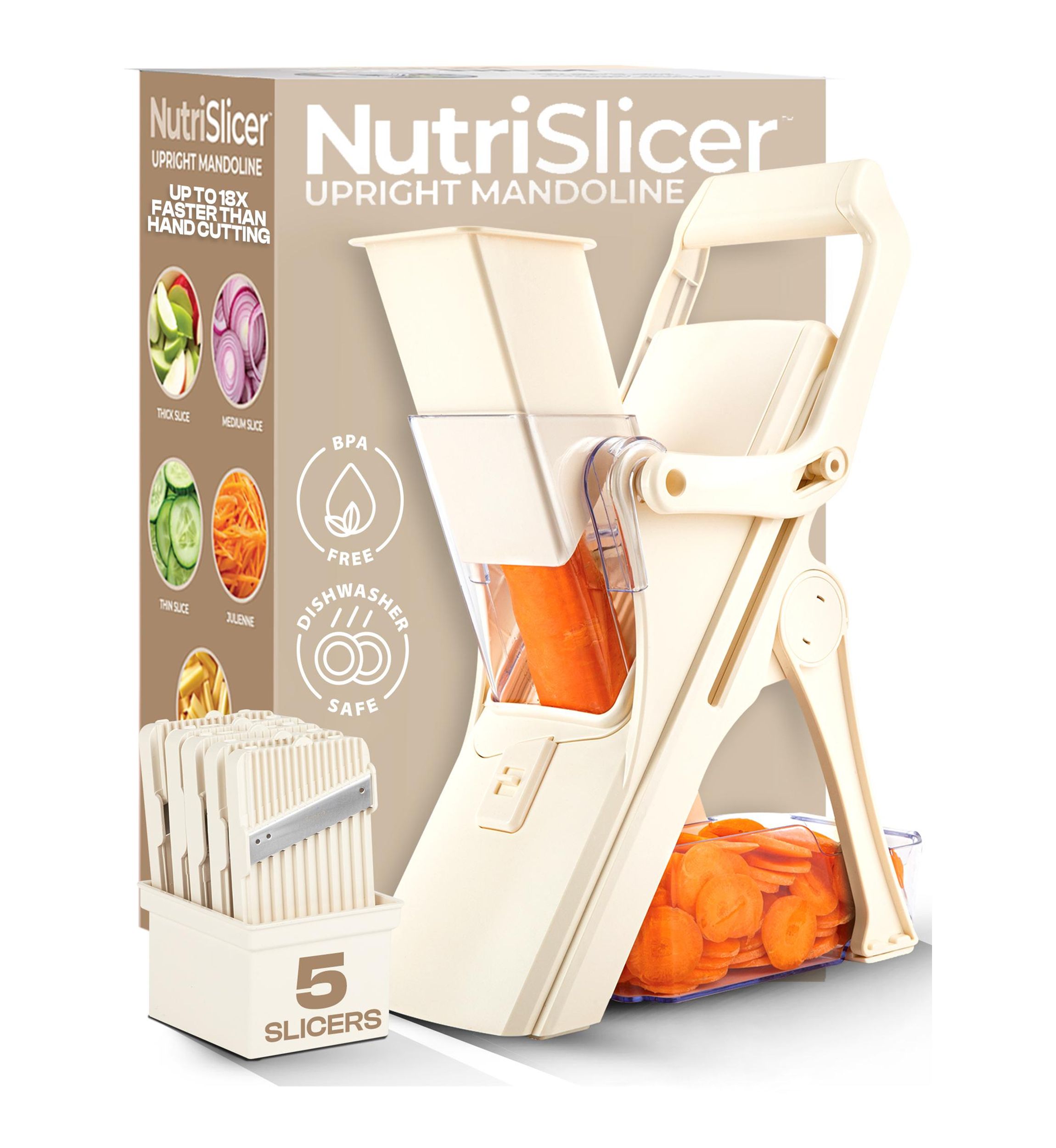 NutriSlicer Upright Mandoline Slicer