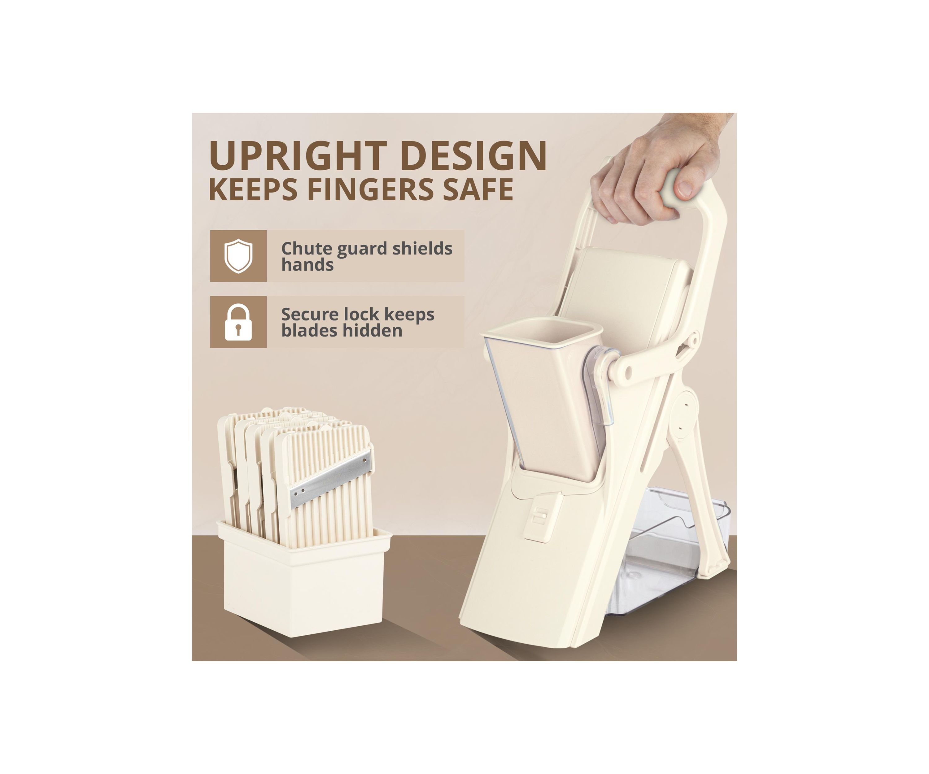NutriSlicer Upright Mandoline Slicer