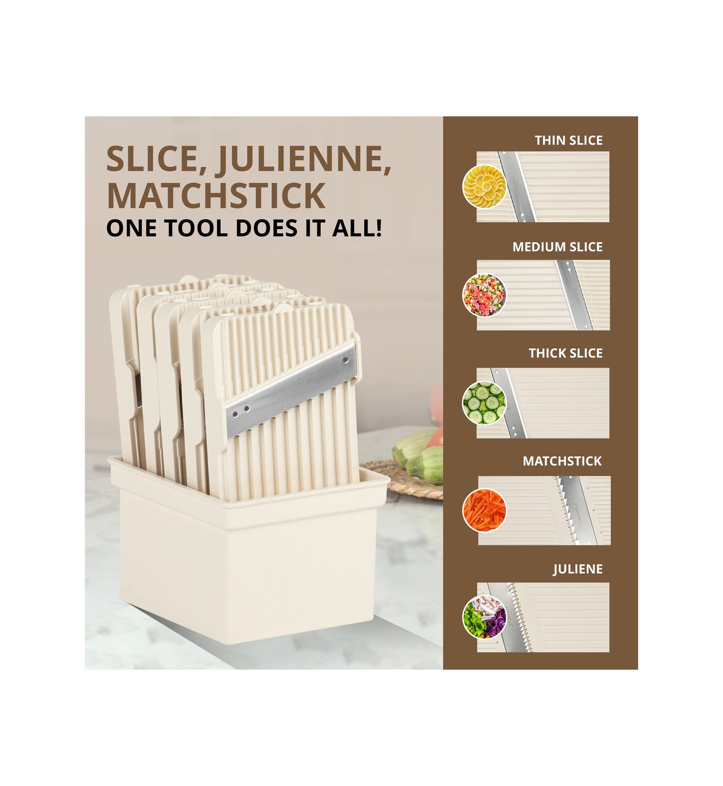 NutriSlicer Upright Mandoline Slicer
