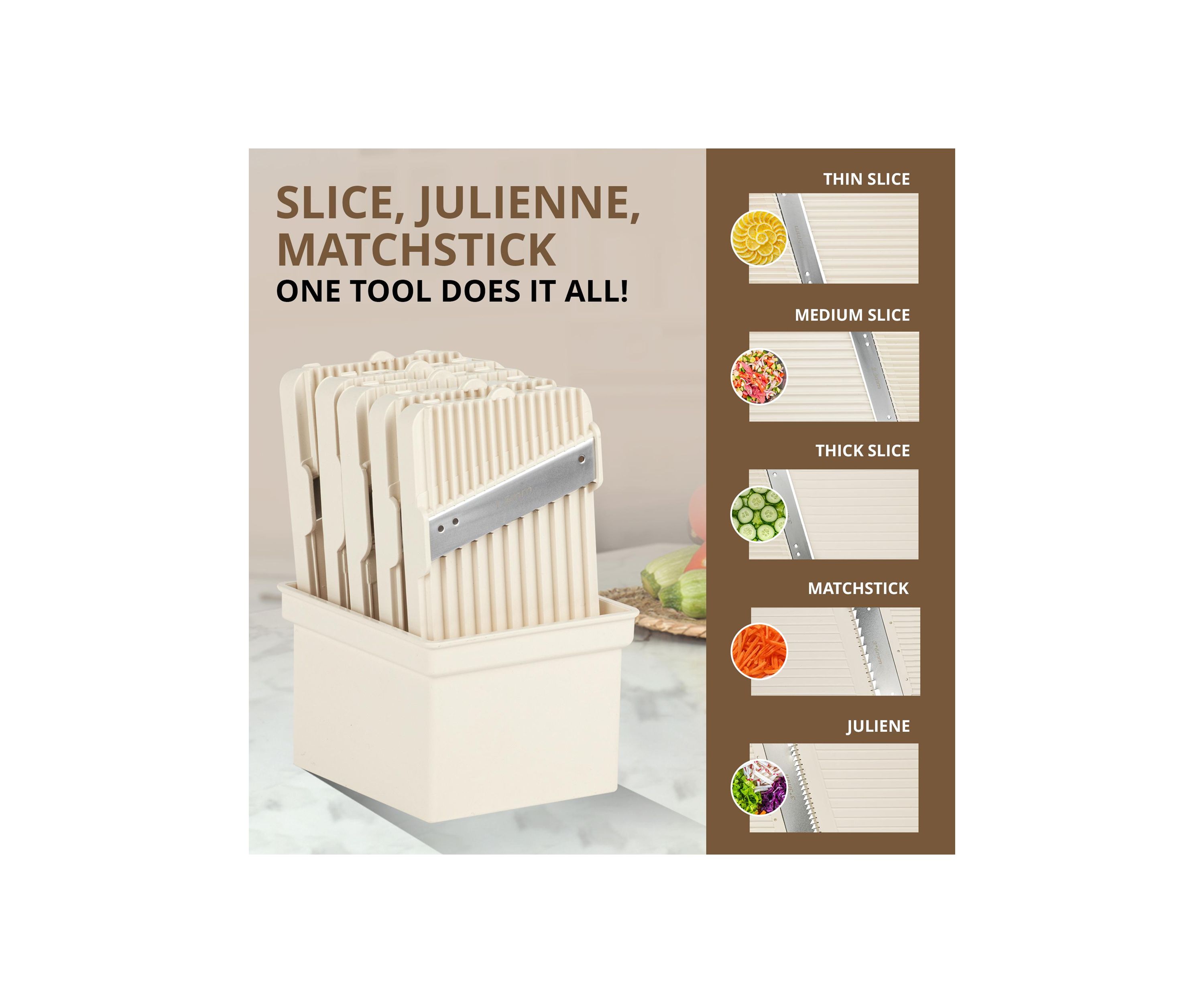 NutriSlicer Upright Mandoline Slicer
