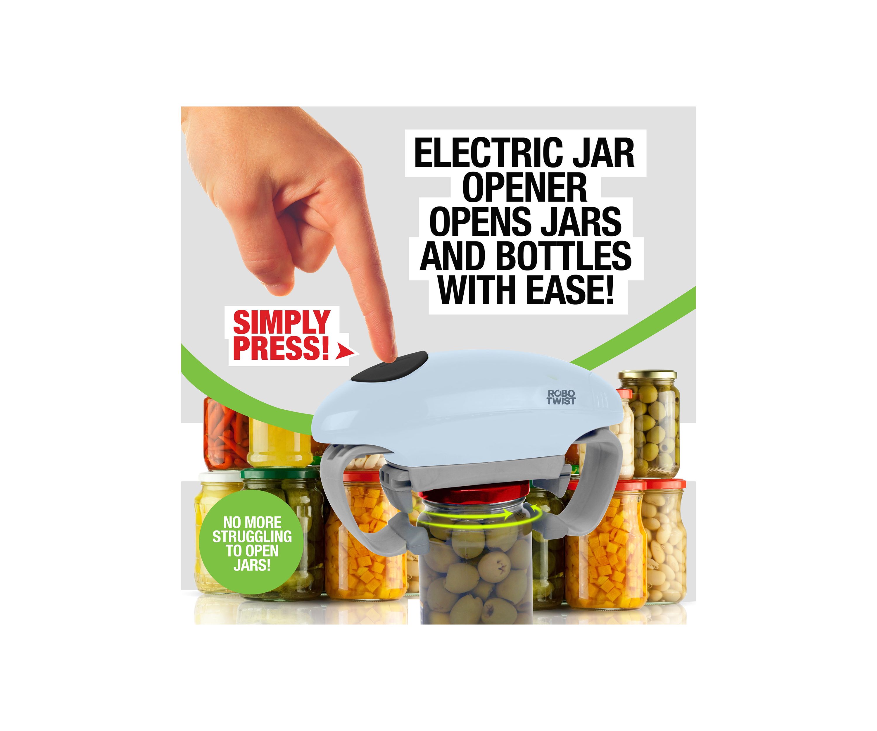 Robo Twist Electric Automatic Jar Opener