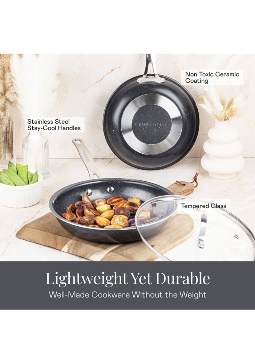 Ceraluxe 20 Piece Nonstick Ceramic Cookware and Bakeware Set