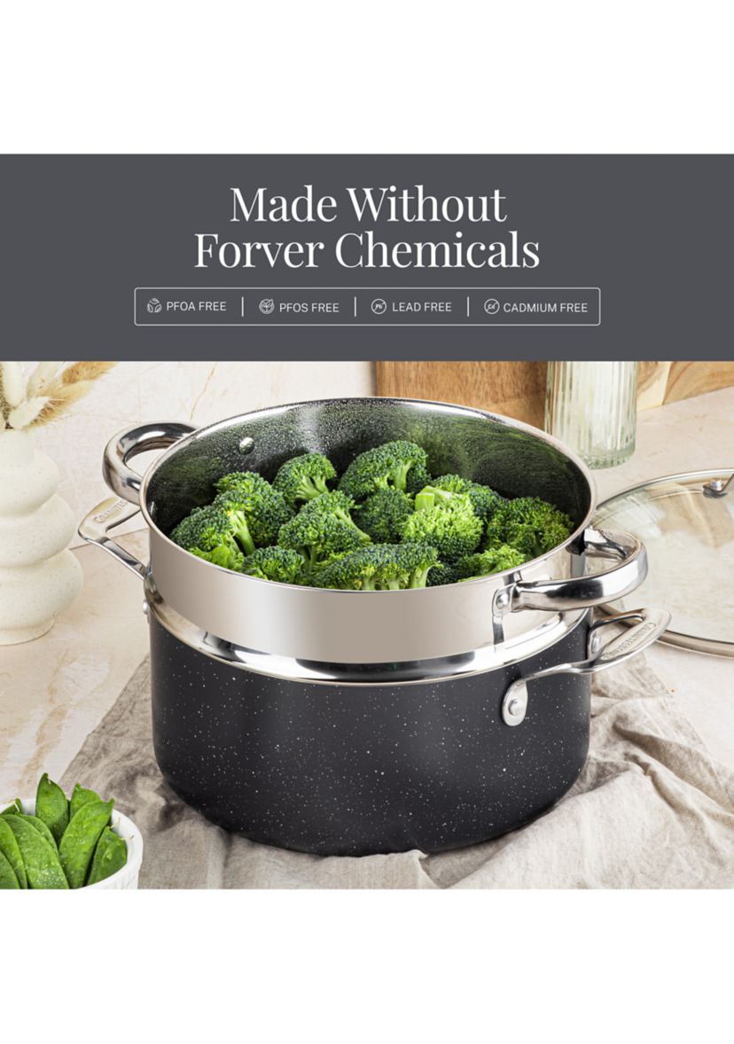 Ceraluxe 20 Piece Nonstick Ceramic Cookware and Bakeware Set