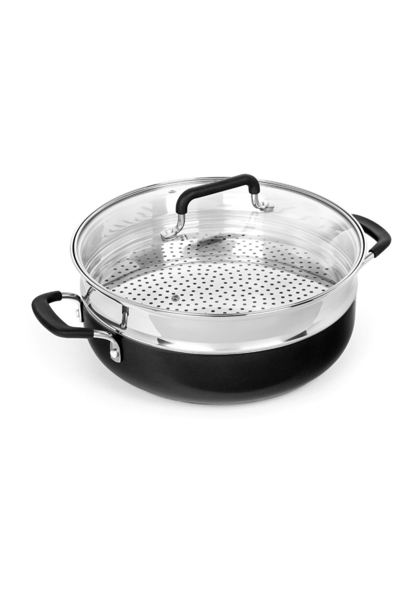 Black Everyday Pan Set, 5.5 Quart