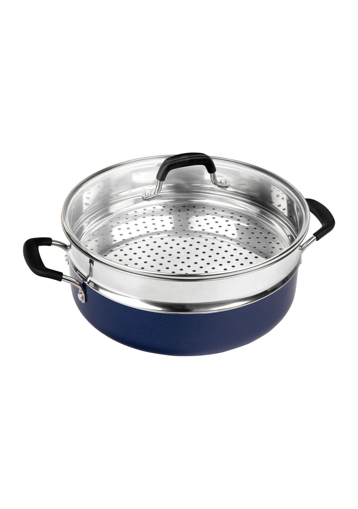 Navy Everyday Pan Set, 5.5 Quart