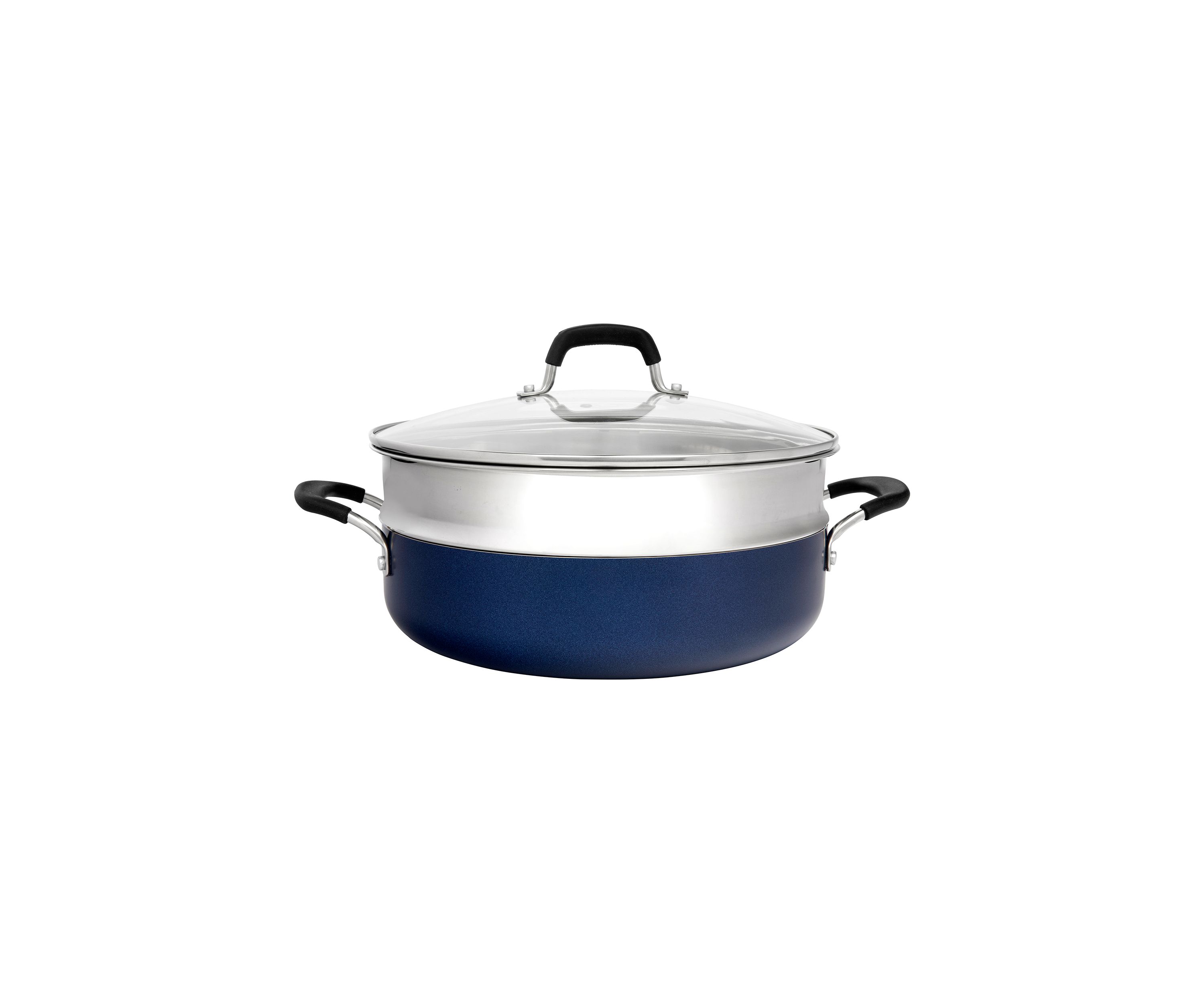 Navy Everyday Pan Set, 5.5 Quart