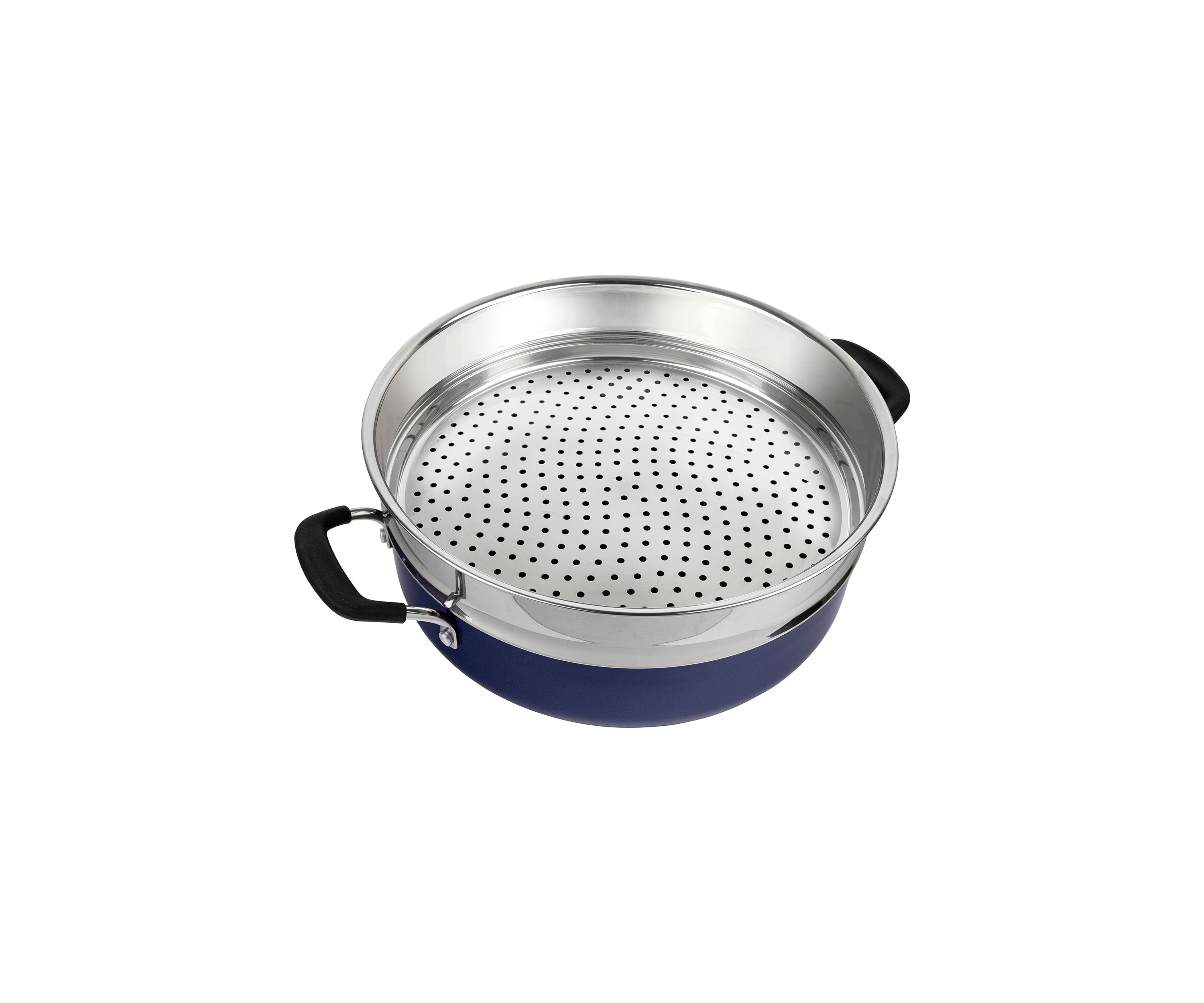 Navy Everyday Pan Set, 5.5 Quart