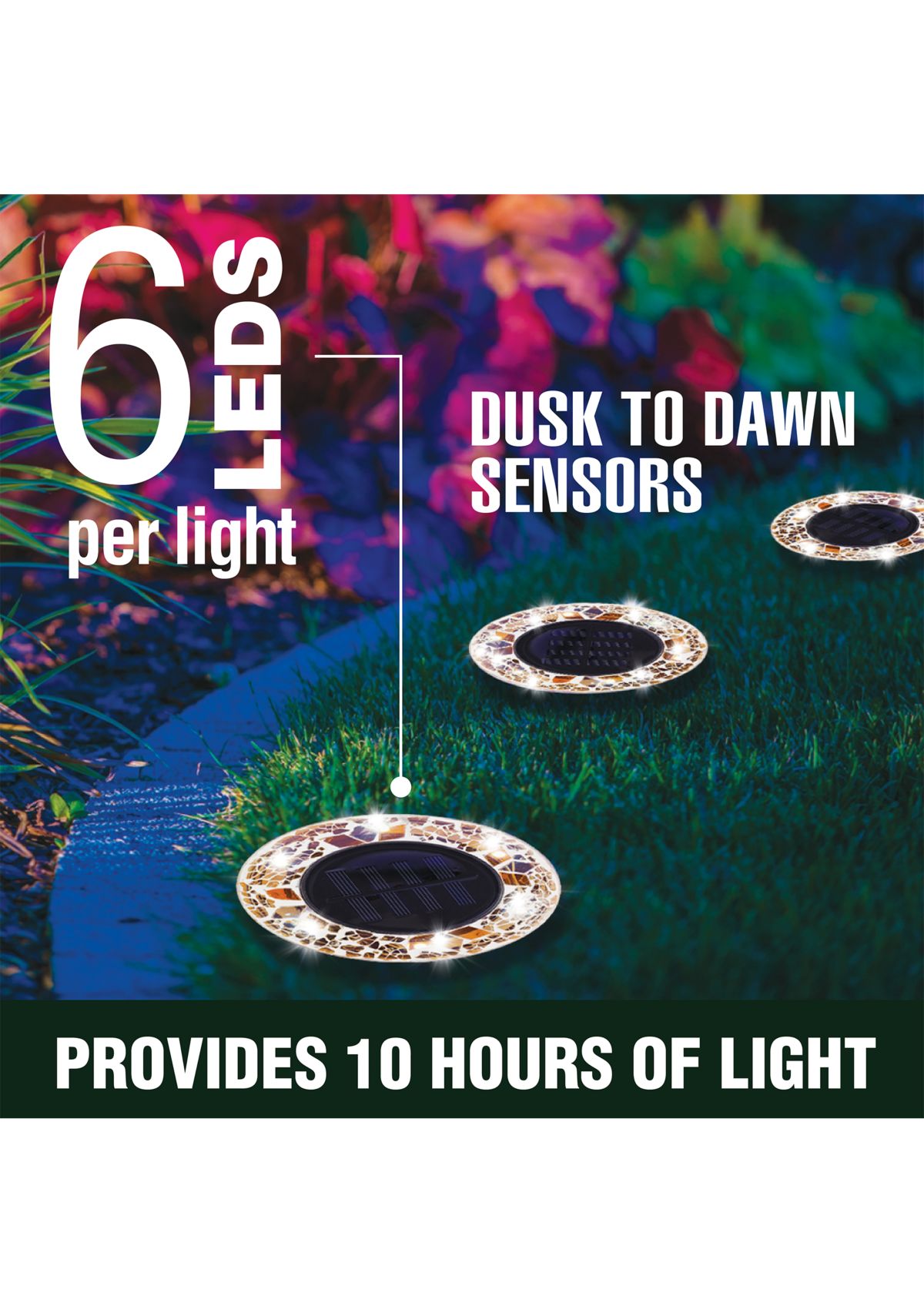Mosaic Disk Lights