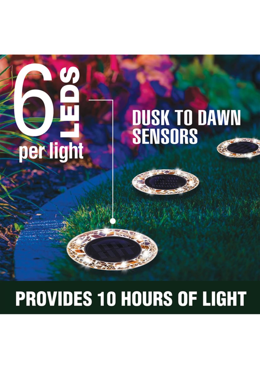 Mosaic Disk Lights