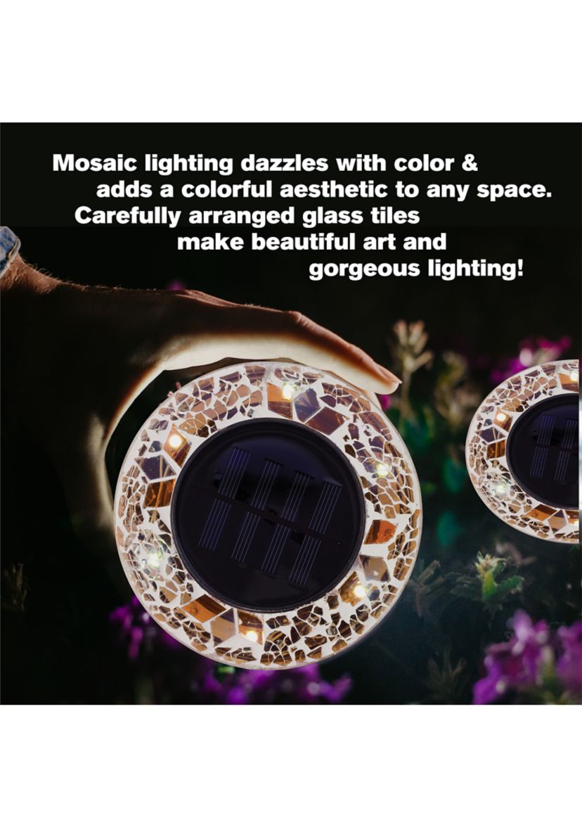 Mosaic Disk Lights
