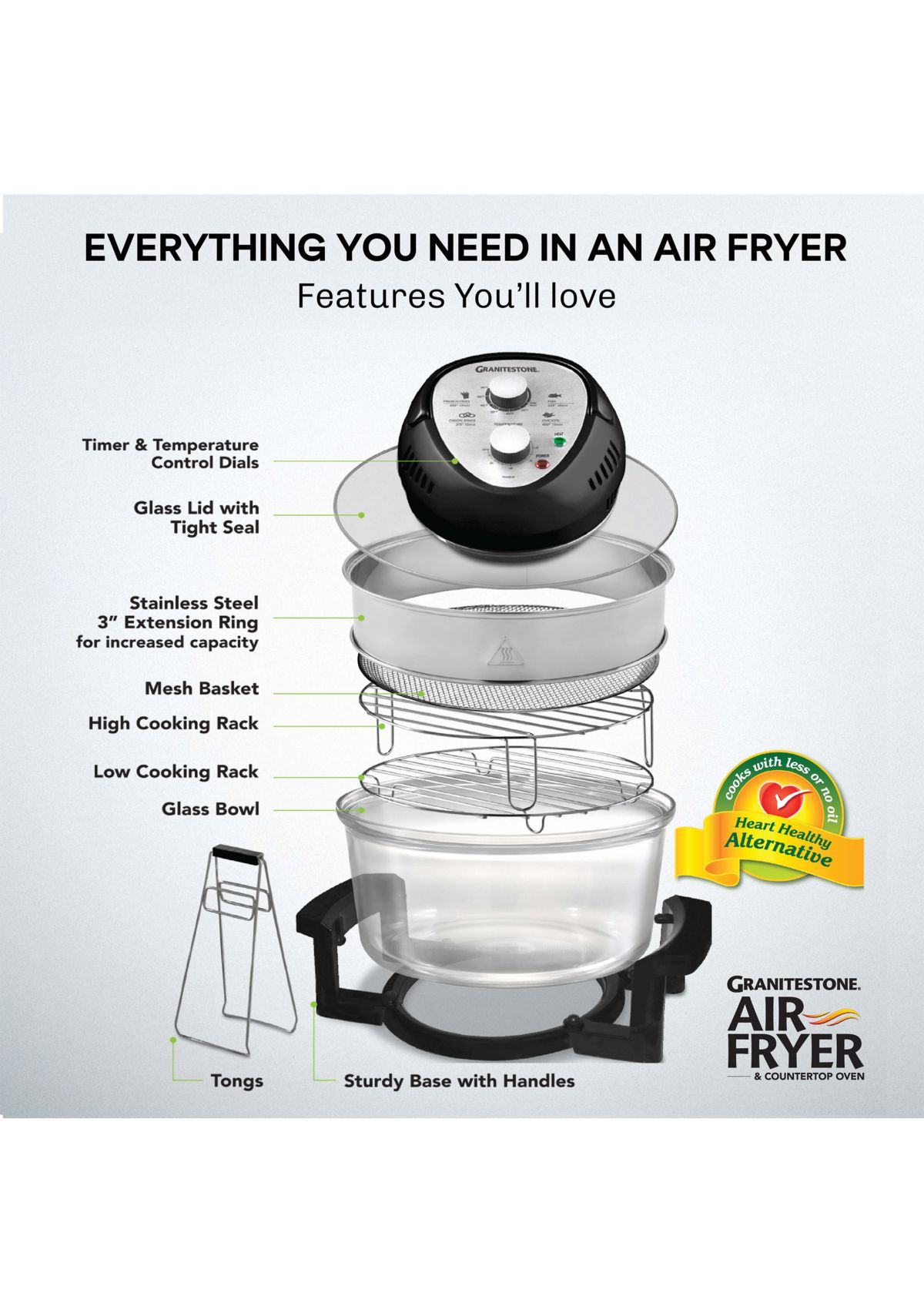 16 Quart Air Fryer & Tabletop Oven