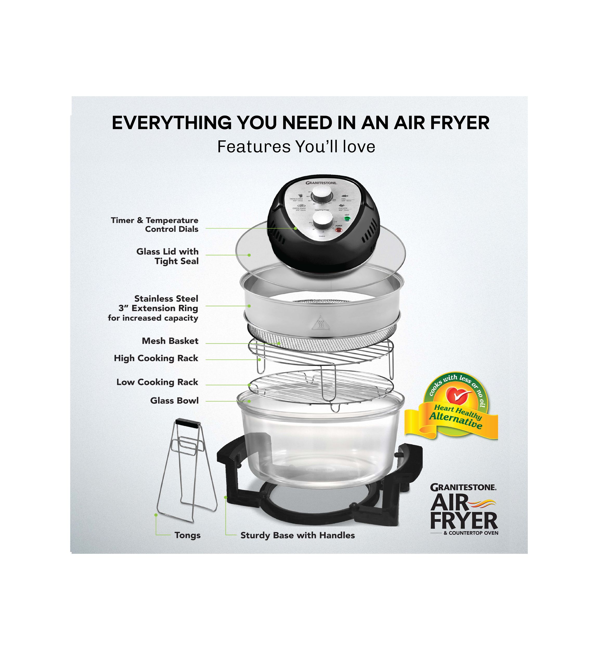 16 Quart Air Fryer & Tabletop Oven
