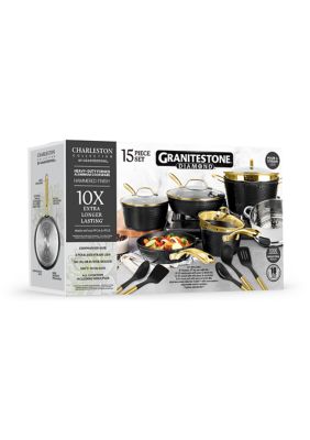 Gotham Steel Granitestone 15Pc Cookware And Bakeware Set - ShopStyle