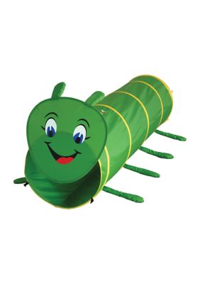 Giga Tent Pop-Up 6 Feet Long Caterpillar Play Tunnel For Pets & Kids