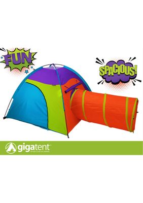 Giga Tent 3 Piece Play Set One Dome Tent One Play Tunnel One Cube