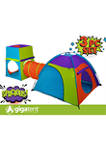 3 Piece Play Set One Dome Tent One Play Tunnel One Cube