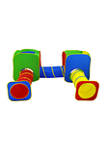 5 Pieces Interchangeable Tunnels & Cubes Play Set