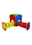 5 Pieces Interchangeable Tunnels & Cubes Play Set