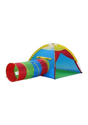 3 in 1 Play Tent Tunnel One Cube One Dome Tent & One Tunnel