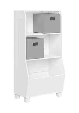 Qaba 3 Tier Kids Storage Unit Dresser Tower with Drawers Chest, Toy Organizer for