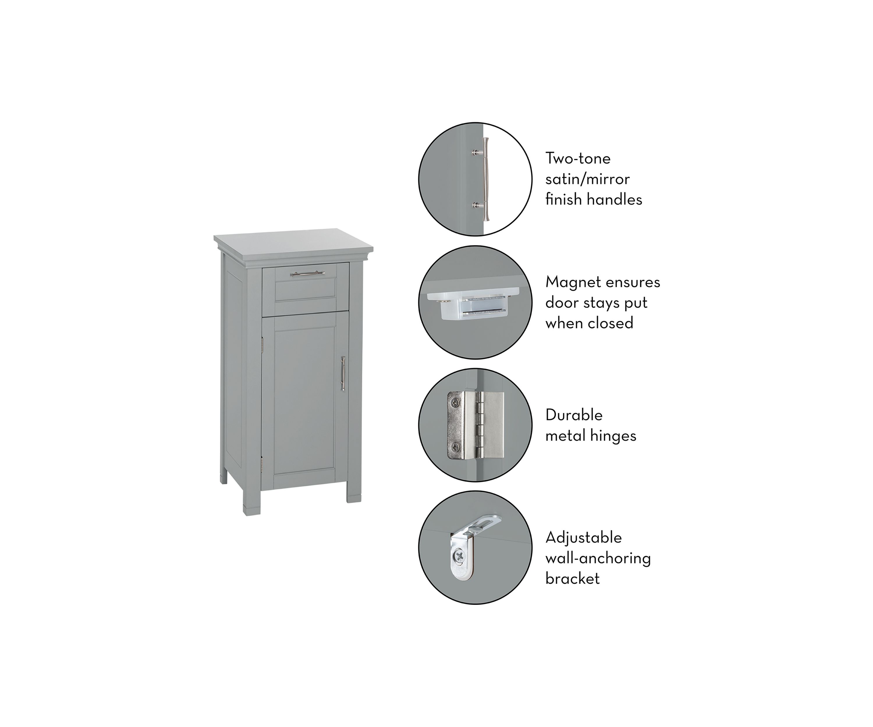 Somerset Single Door Floor Cabinet