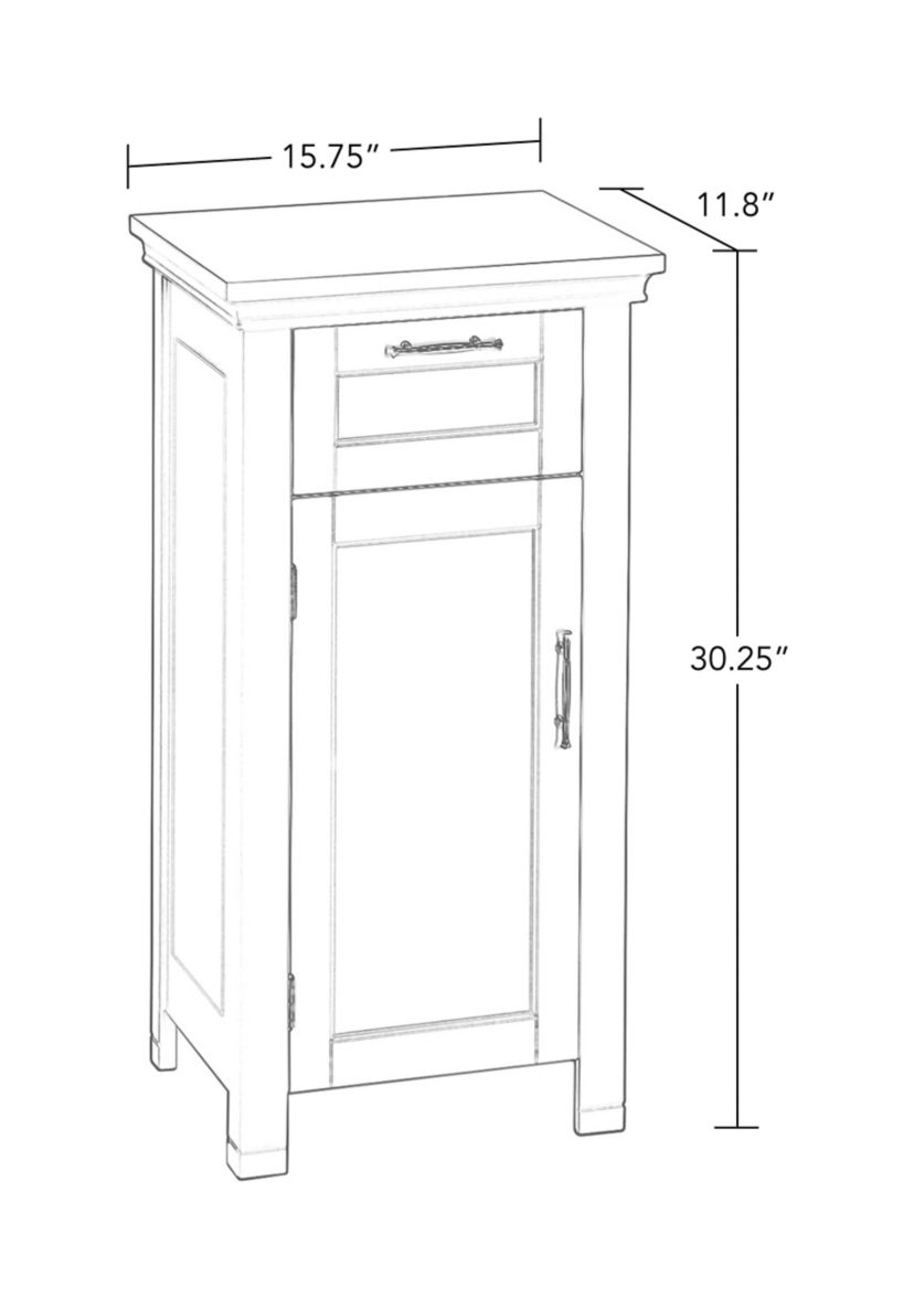 Somerset Single Door Floor Cabinet