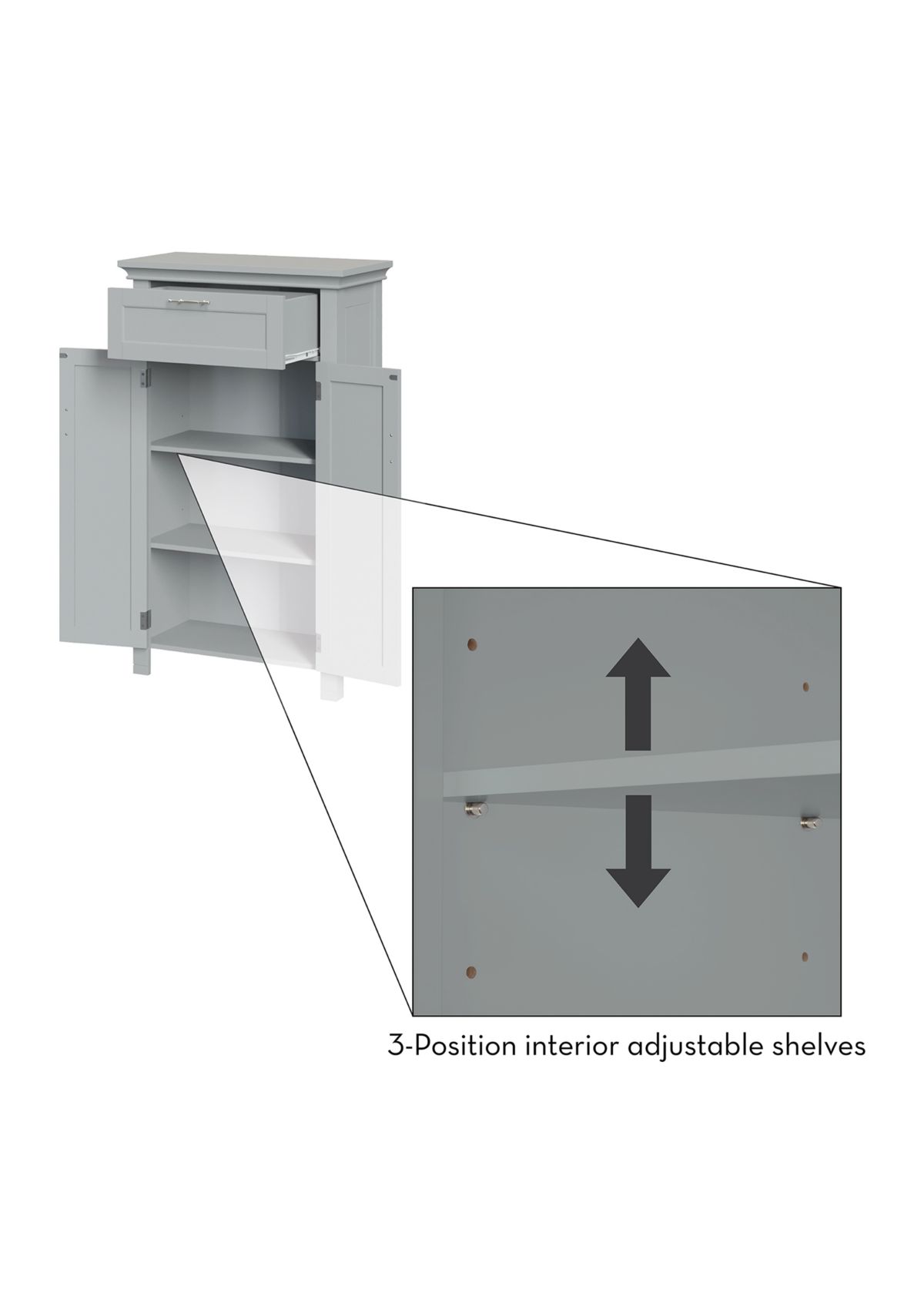 Somerset Two-Door Floor Cabinet