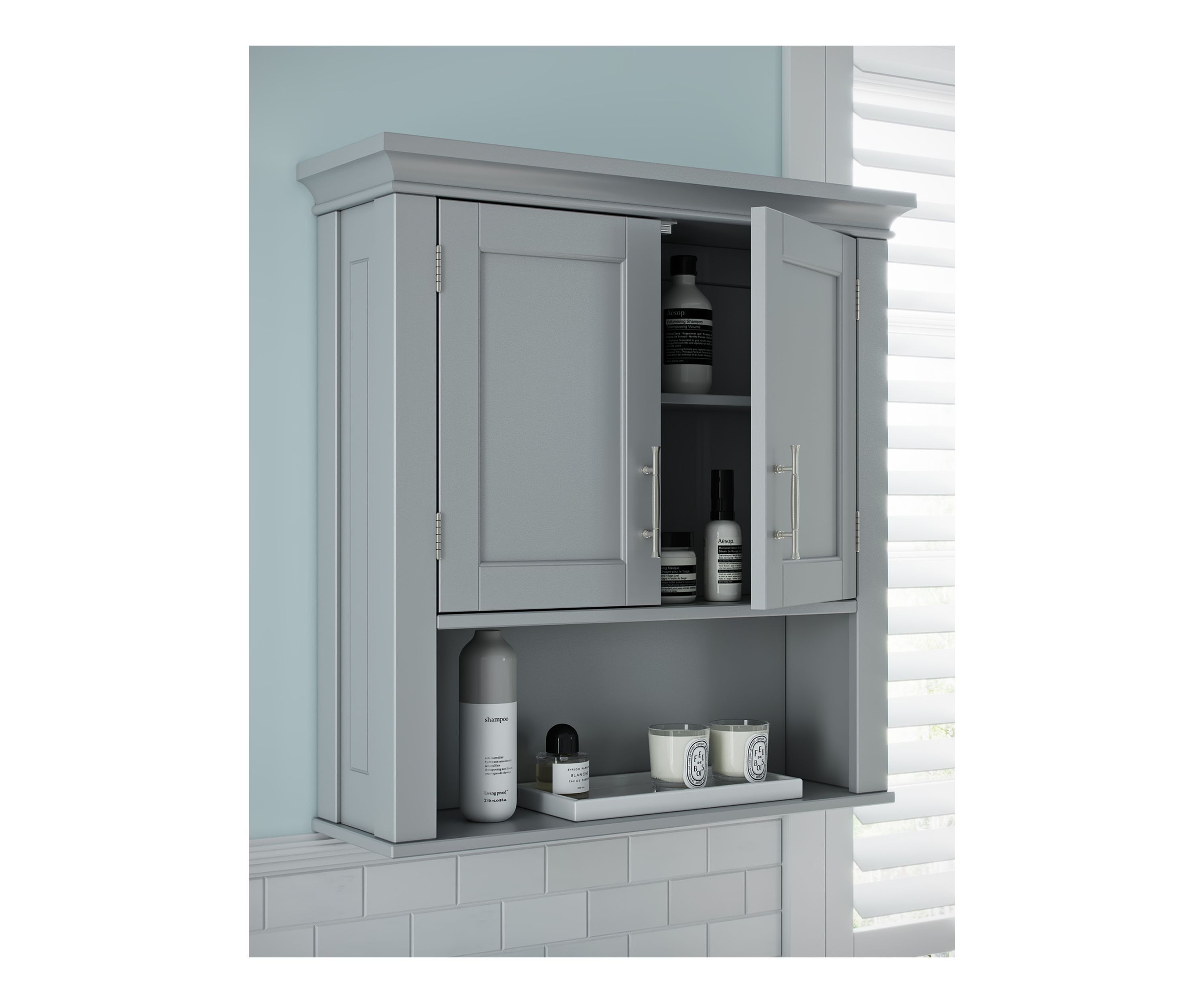 Somerset Two-Door Wall Cabinet