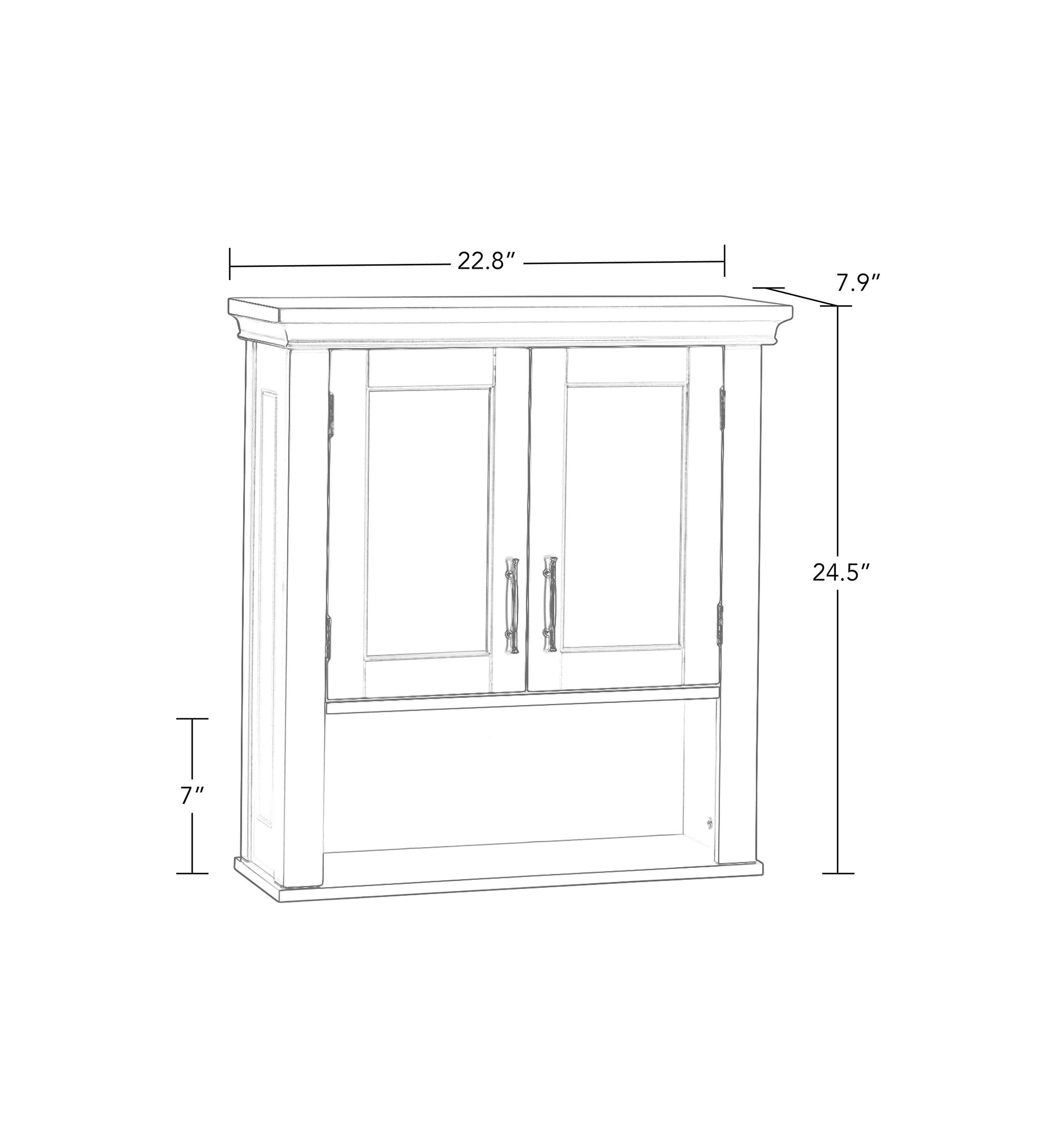 Somerset Two-Door Wall Cabinet