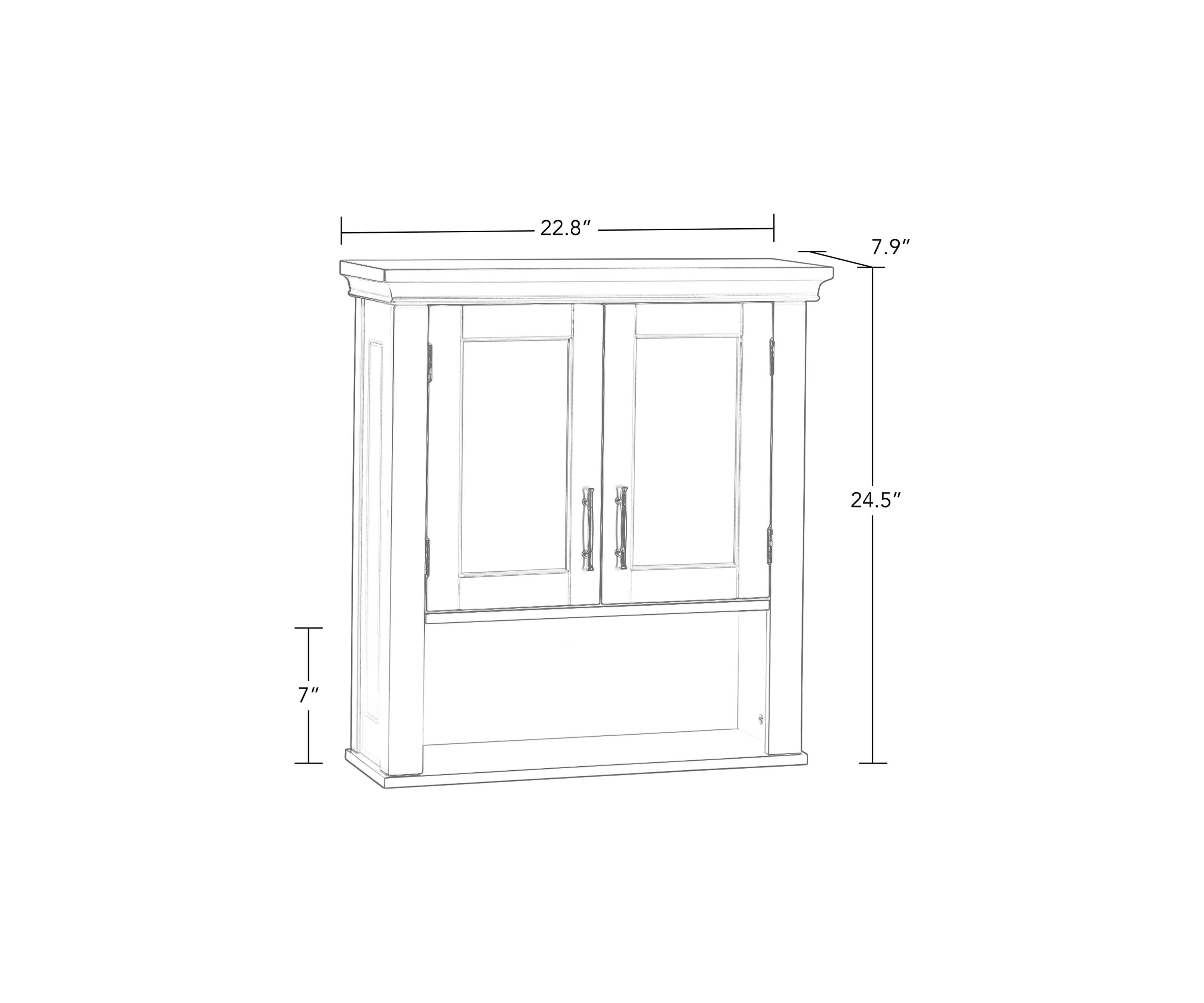 Somerset Two-Door Wall Cabinet