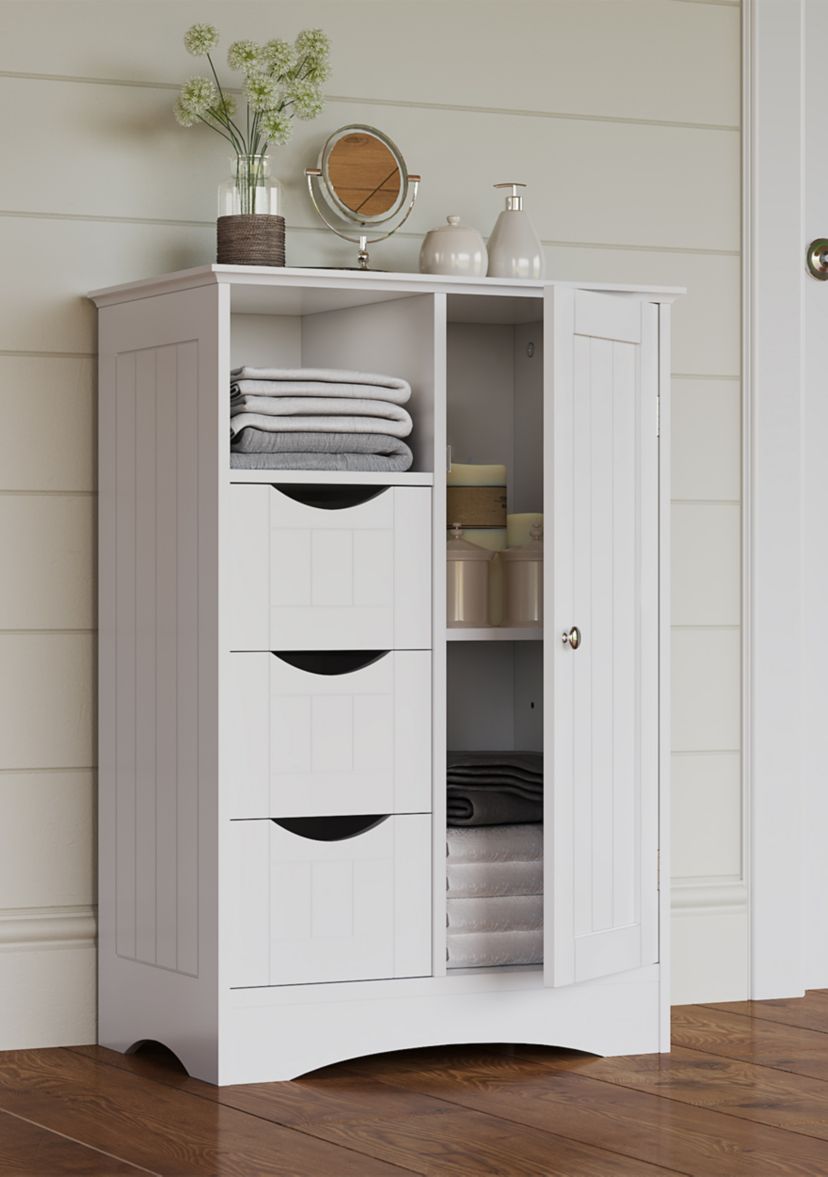Ashland 1-Door, 3-Drawer Floor Cabinet