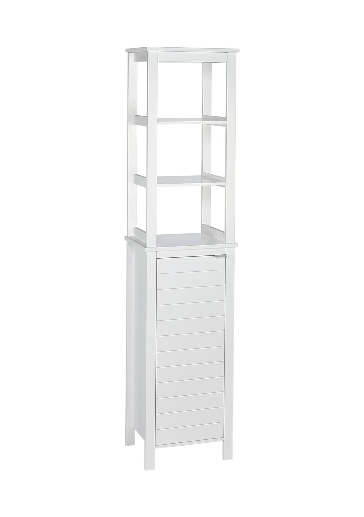 Madison Linen Tower with Open Shelves
