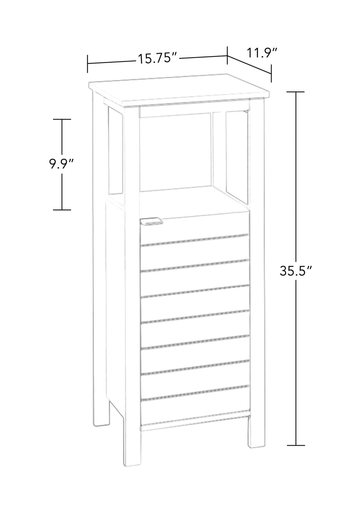 Madison Single Door Floor Cabinet