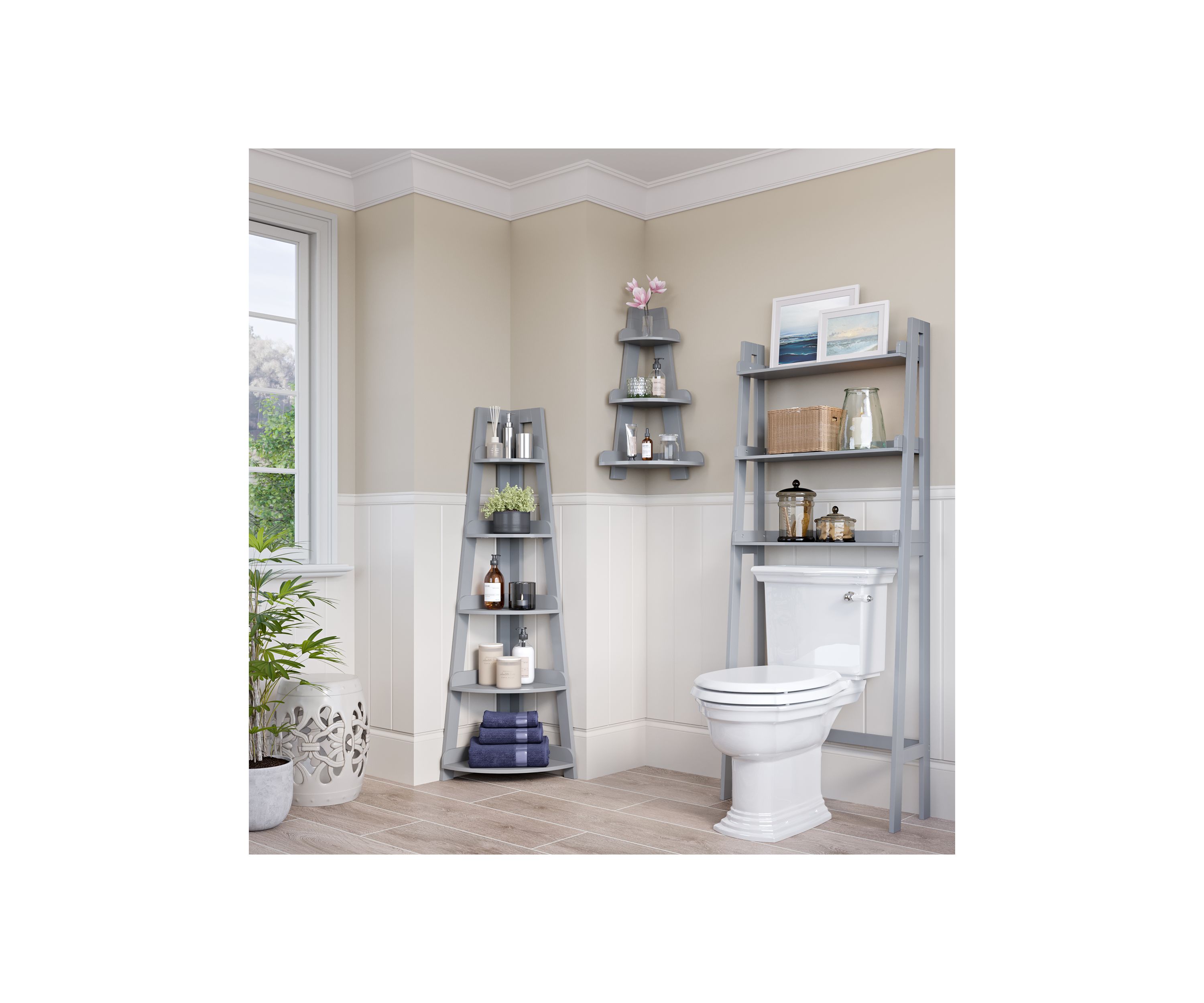 Amery 5-Tier Corner Ladder Shelf