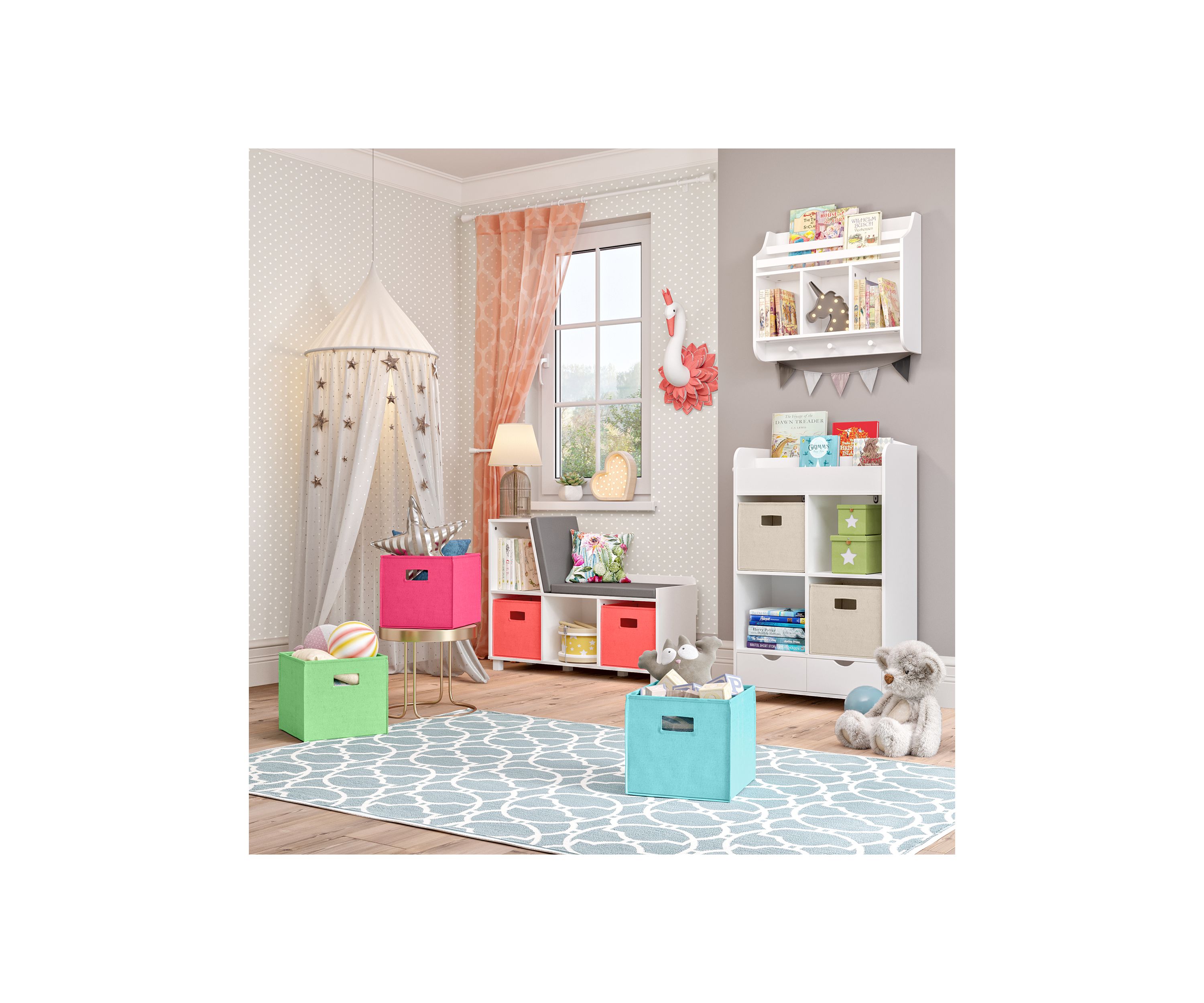 Folding Storage Bin Set